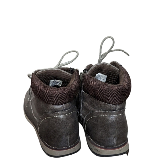 Steve Madden Houston Side Zip Lace Up Boots - Picture 5 of 7